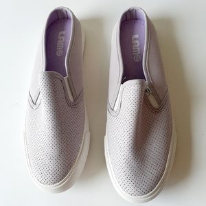 Lam Womens Size 8.5 Light Purple Slip On sneakers